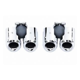 Silver exhaust tip Land Rover Defender 2019-