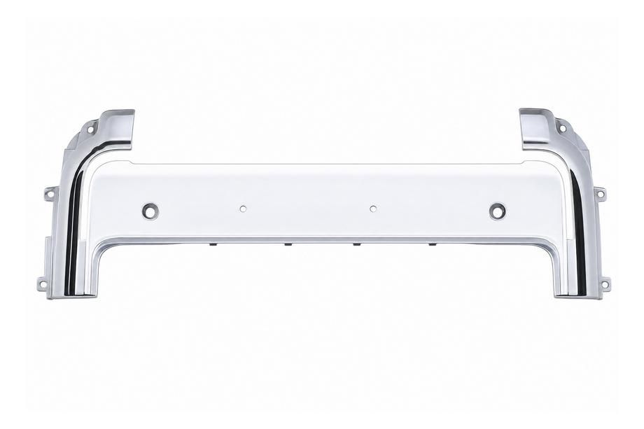 Land Rover Defender 2019- Front bumper panel 5.0X chrome, matte black Image
