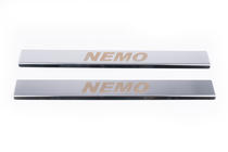 Citroen Nemo 2007-2017 Door Sill Covers Carmos V1 (2 pcs, Stainless Steel) photo 2