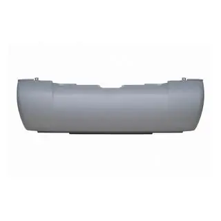 Rear bumper tow hook cover, silver-grey