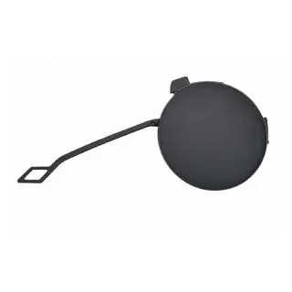 Small rear bumper tow hook cover