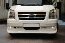 Ford Transit 2000–2014 Chrome Grille Trim (2 pcs, Stainless Steel) OmsaLine - Italian Stainless Steel photo 3