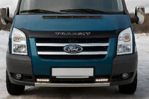 Ford Transit 2000–2014 Chrome Grille Trim (2 pcs, Stainless Steel) photo 1