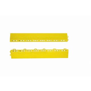 Mounting rail for grille mesh P/P (40x6x1.8 cm, yellow)