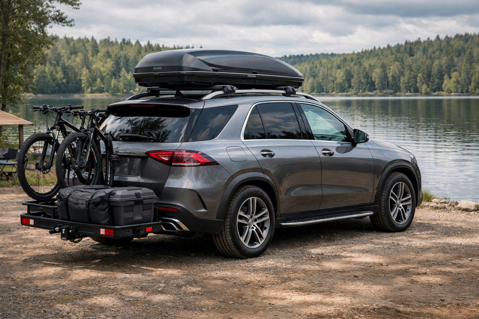 What to add to Mercedes GLE W167 for family trips and roof cargo