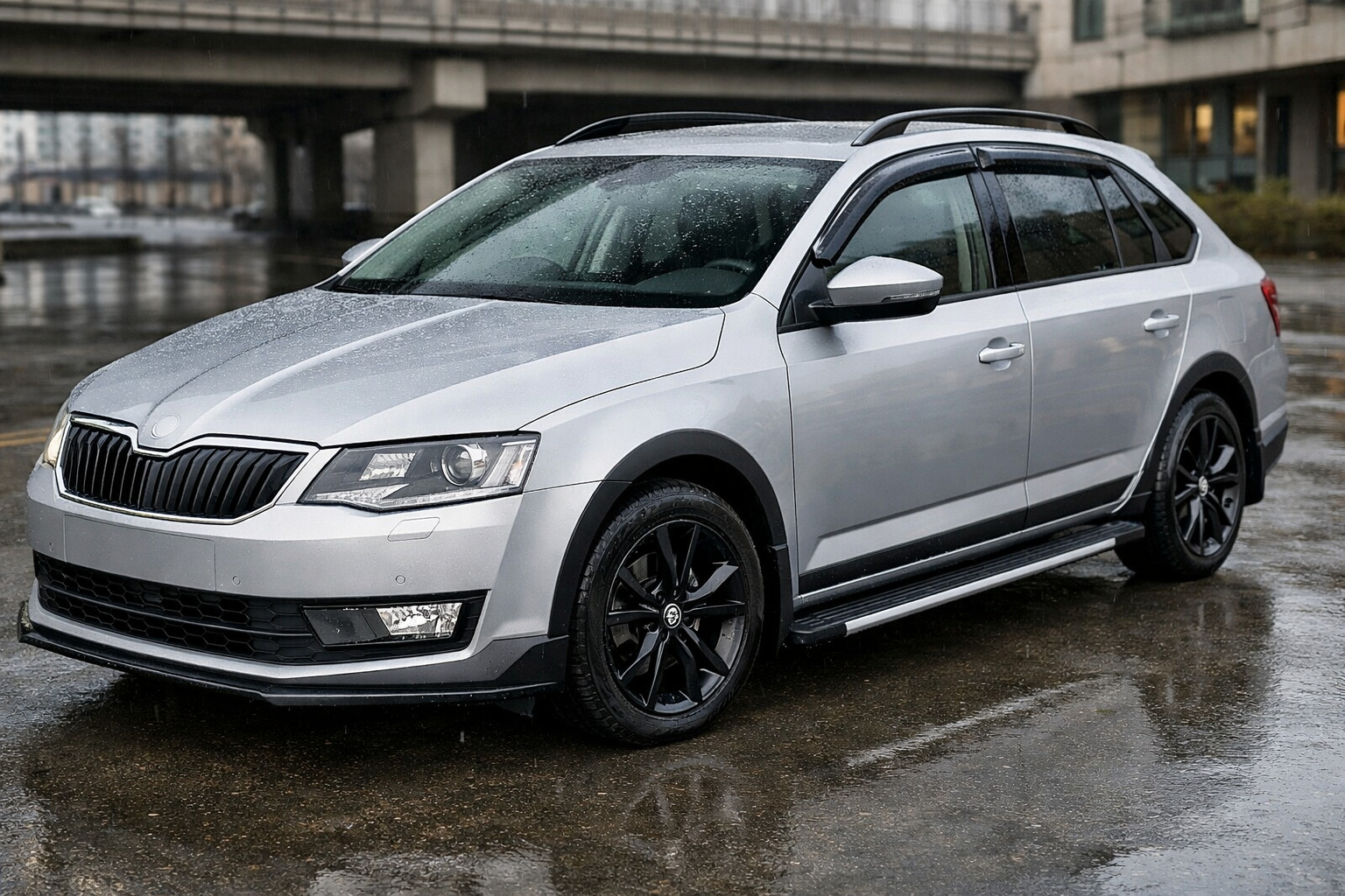 Starter upgrade for Skoda Octavia A7: city, rain and clean sills
