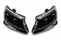 Mercedes Vito/V-class W447 2014- Front headlights 2025 Design LED Black (for Vito, 2 pcs) photo 12