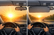 Why the sun dazzles in the morning and evening—and when a windshield visor helps photo 1
