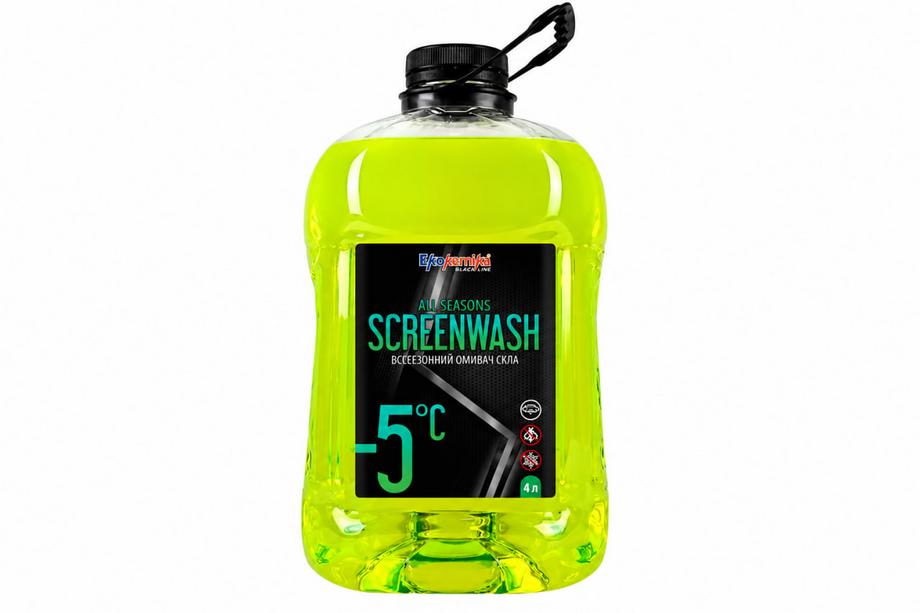 All-season windscreen washer fluid 4 L Lemon Ekokemika Black Line All Seasons SCREENWASH -5°C Sonax Photo 1