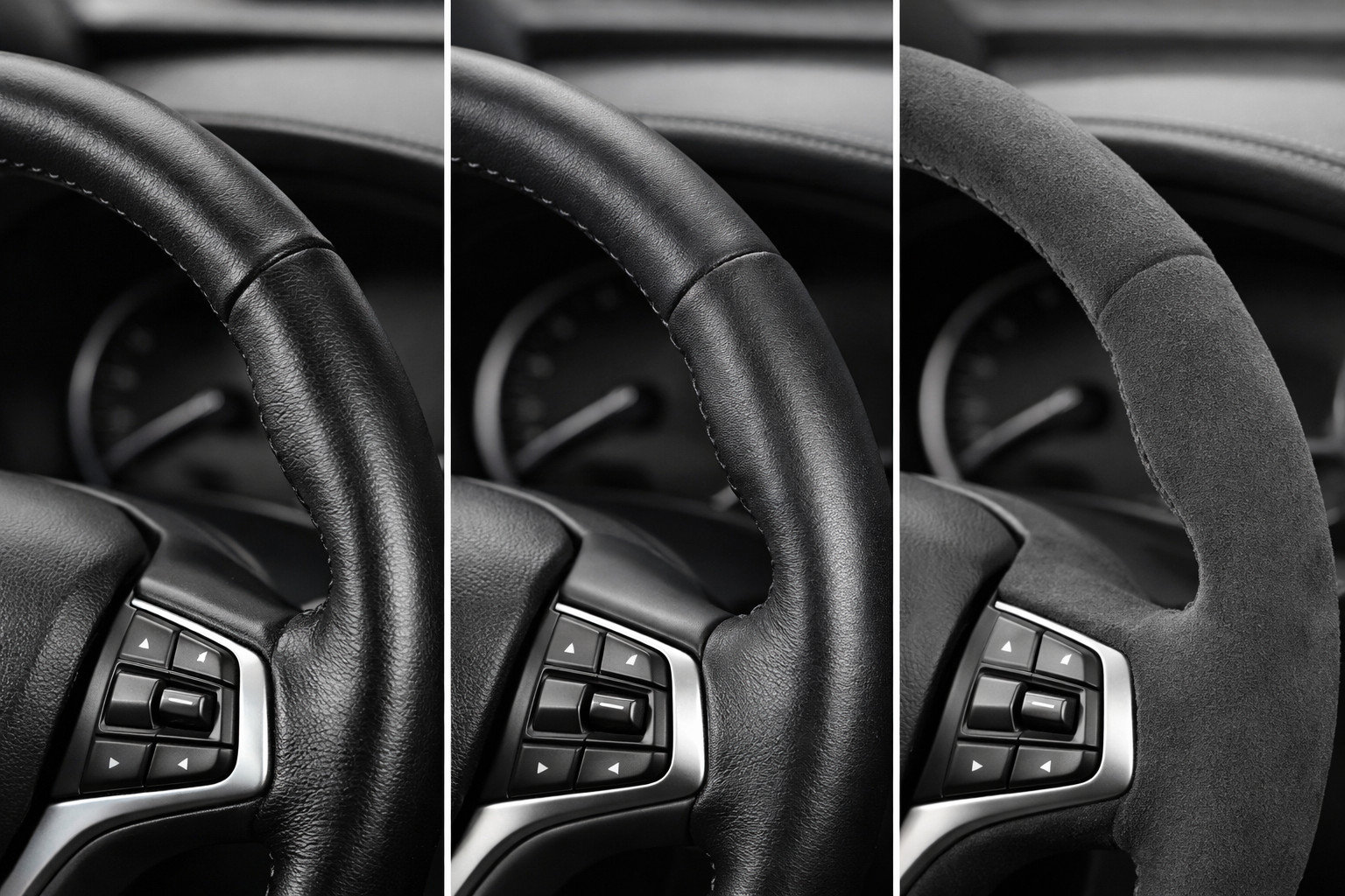 Which Material Is Best for a Steering Wheel Cover: Leather, Eco-Leather or Alcantara