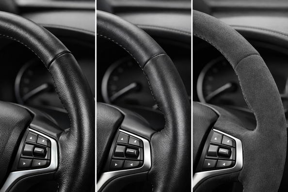Which Material Is Best for a Steering Wheel Cover: Leather, Eco-Leather or Alcantara