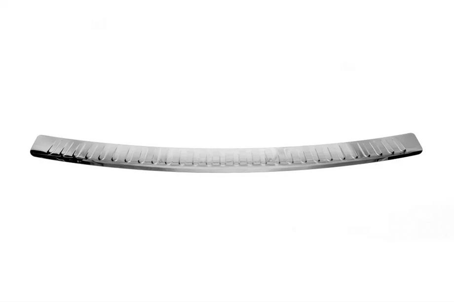 Volkswagen Caddy 2010-2015 Clearance Rear Bumper Protector with Bend (Carmos V2, Steel) Image