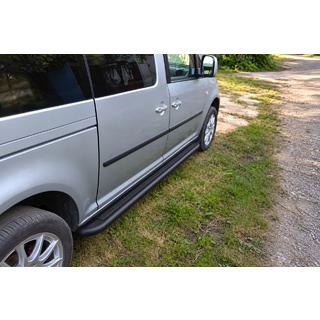 Side steps Premium Black (2 pcs, stainless steel) photo 2
