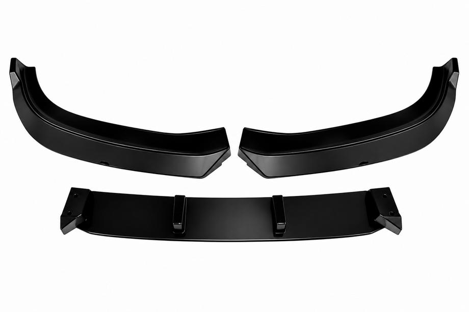 BMW 5 Series F10/F11 2010–2016 Front lip spoiler DPT (Base, F10, 2014-2017, gloss black) Photo 2