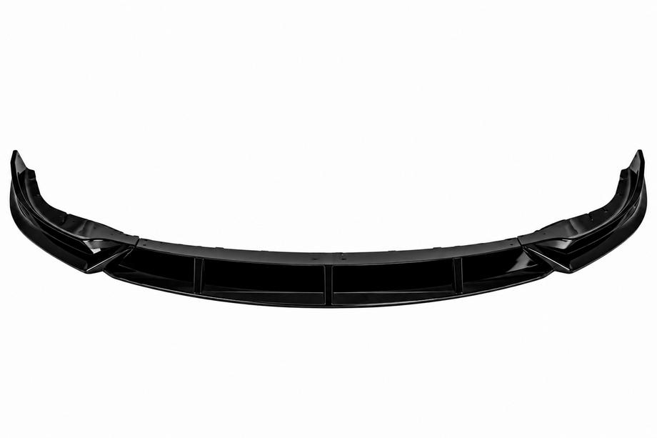 BMW 5 Series F10/F11 2010–2016 Front Lip Spoiler DPT (For Base, F10, 2010-2016, Gloss Black) Image