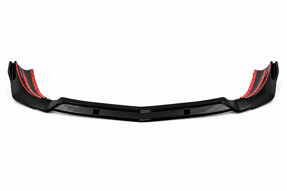 Mercedes A-class W177 2018- Front Lip DPT V-1 (Gloss Black) Photo 2