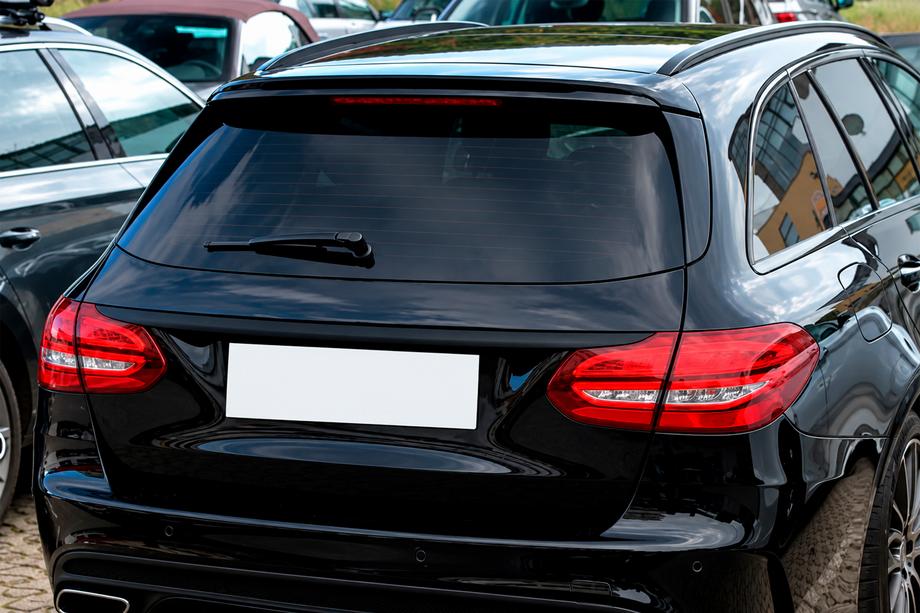 Mercedes C-class W205 2014-2021 DPT Spoiler (SW, Gloss Black) Image