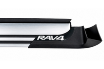 Toyota Rav 4 2013-2018 OEM V4 Silver Side Steps (2016-2018, 2 pcs, aluminum) photo 9
