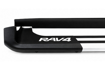 Toyota Rav 4 2013-2018 OEM V4 Silver Side Steps (2016-2018, 2 pcs, aluminum) photo 12
