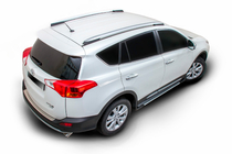 Toyota Rav 4 2013-2018 OEM V4 Silver Side Steps (2016-2018, 2 pcs, aluminum) photo 8