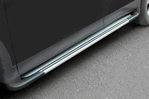 Toyota Rav 4 2013-2018 OEM V4 Silver Side Steps (2016-2018, 2 pcs, aluminum) photo 19