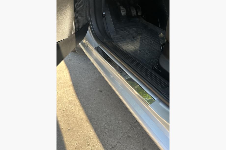 Fiat Linea 2006-2018 Door Sill Protectors Carmos V1 (4 pcs, Stainless Steel) Image