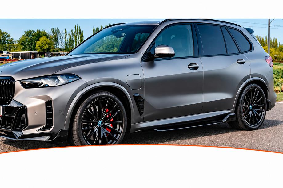 BMW X5 G05 2019–2026 Side skirt extensions DPT (2023+, Gloss Black) Image
