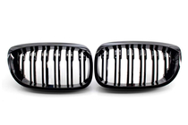 BMW 3 Series E46 1998-2006 M-Look Kidney Grilles DPT (for Coupe 1998-2003, Gloss Black) photo 2