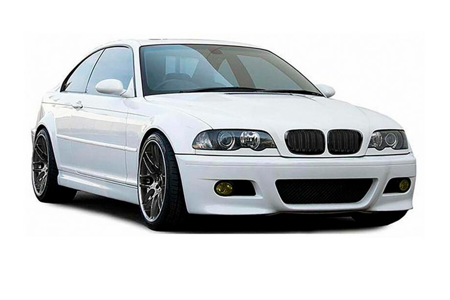 BMW 3 Series E46 1998-2006 M-Look Kidney Grilles DPT (for Coupe 1998-2003, Gloss Black) Image