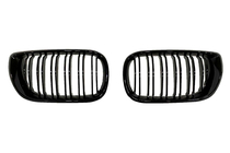 BMW 3 Series E46 1998-2006 Kidney grilles M-Look DPT (1997-2001, gloss black) photo 1