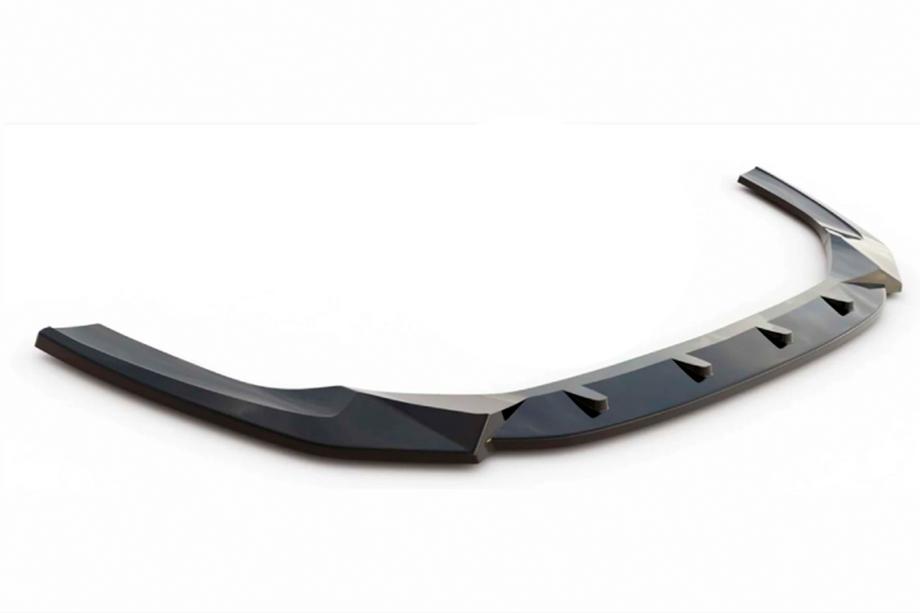 Audi A3 2020- Front bumper lip spoiler Lip DPT V2 (for RS3, 2020-2024, gloss black) Photo 2