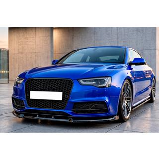 Front bumper lip spoiler Lip DPT V3 (2011-2015, gloss black) photo 1