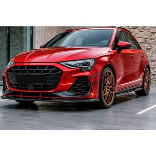 Front bumper lip Lip DPT V1 (For RS3, 2024+, gloss black) photo 1