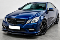 Mercedes E-class coupe C207 2010-2017 Front lip spoiler DPT (for AMG Line, 2010-2012, gloss black) photo 1