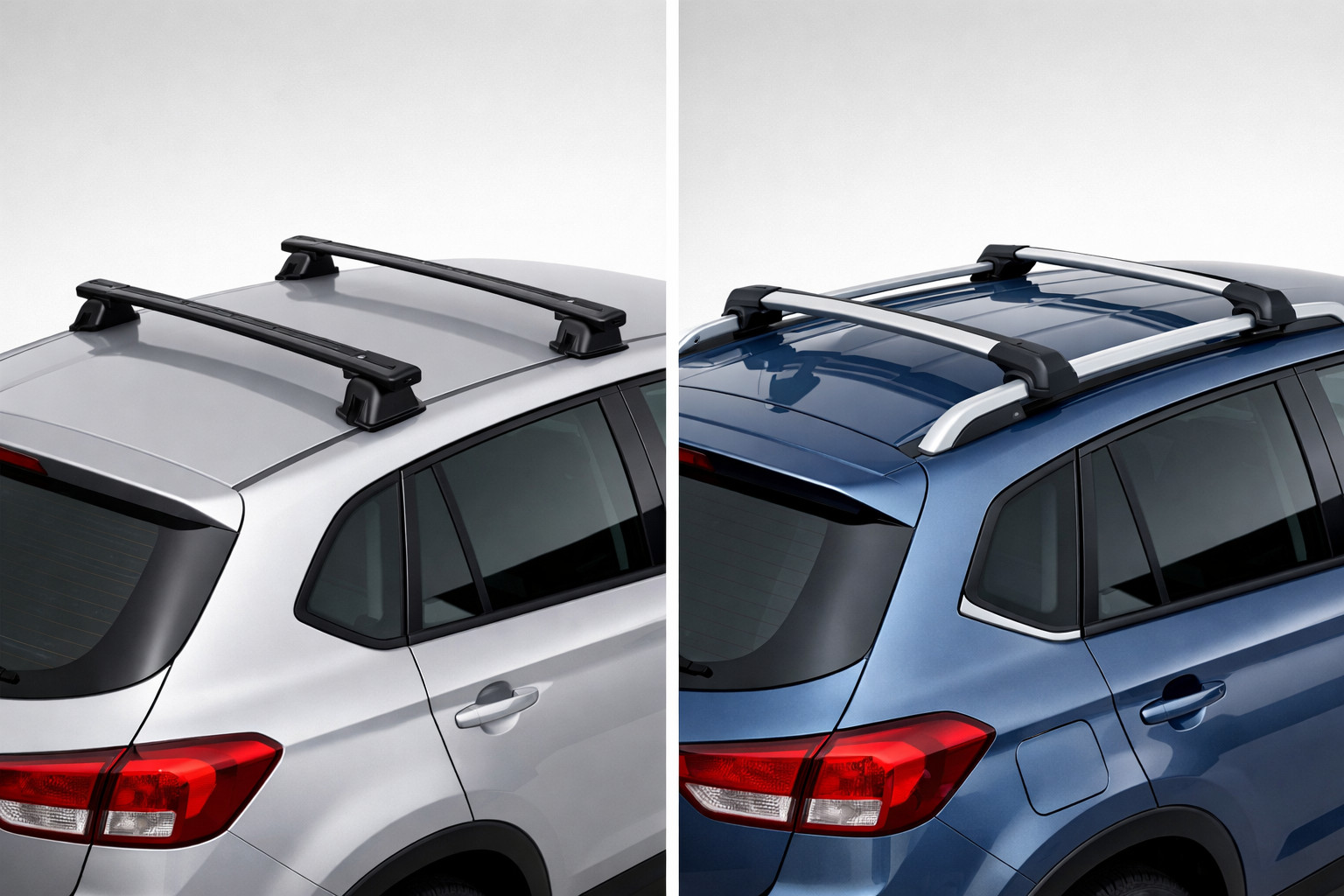 Roof rack for a smooth roof or for roof rails: which is better value?