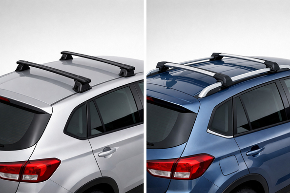 Roof rack for a smooth roof or for roof rails: which is better value?
