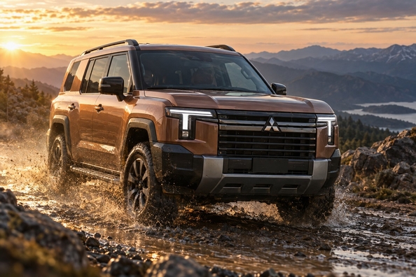 New Mitsubishi Pajero 2026: body-on-frame SUV with Super Select 4WD-II Photo 3