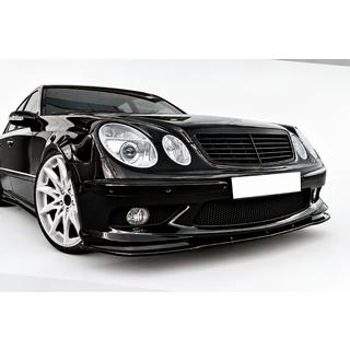 DPT Front Lip Spoiler (for AMG, 2002-2006, Gloss Black) Mercedes E-class W211 2002-2009