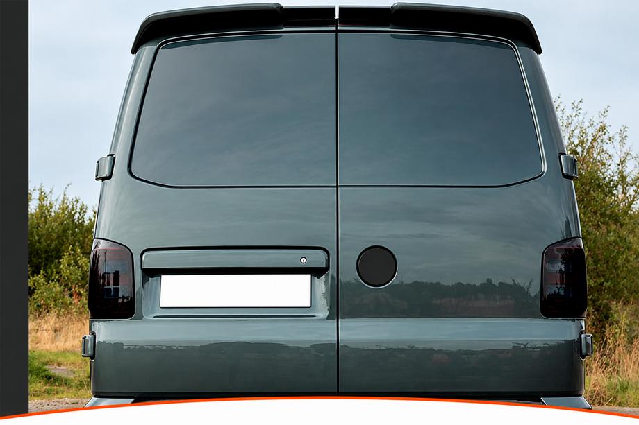 Volkswagen T5 Caravelle 2004-2010 DPT Spoiler (barn doors, gloss black) Image