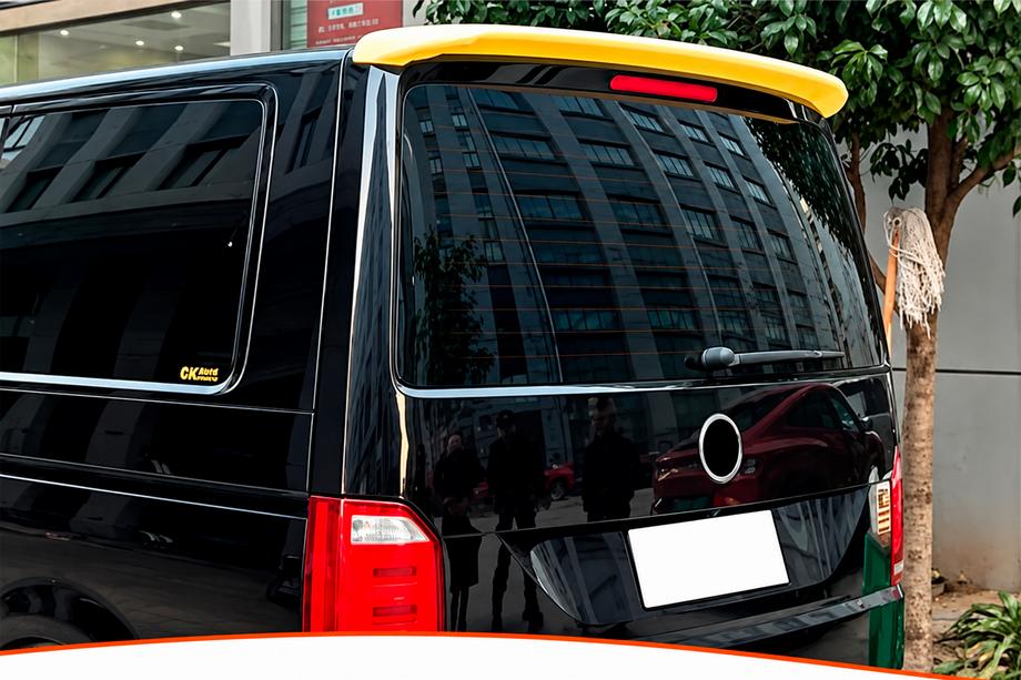 Volkswagen T5 Transporter 2003-2010 DPT Spoiler (tailgate, gloss black) Image