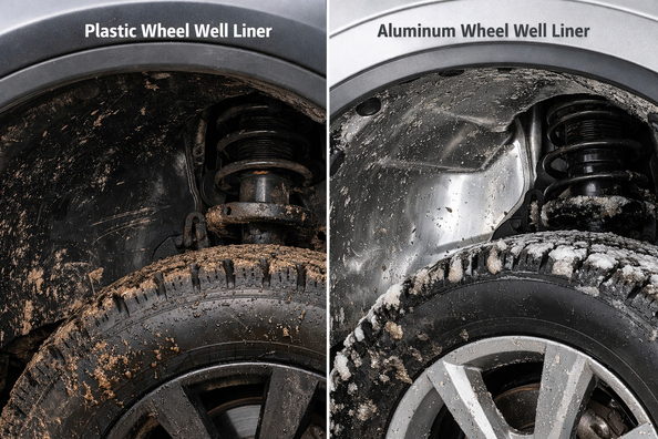 Plastic or aluminum wheel arch liners: what handles daily roads better Photo 1