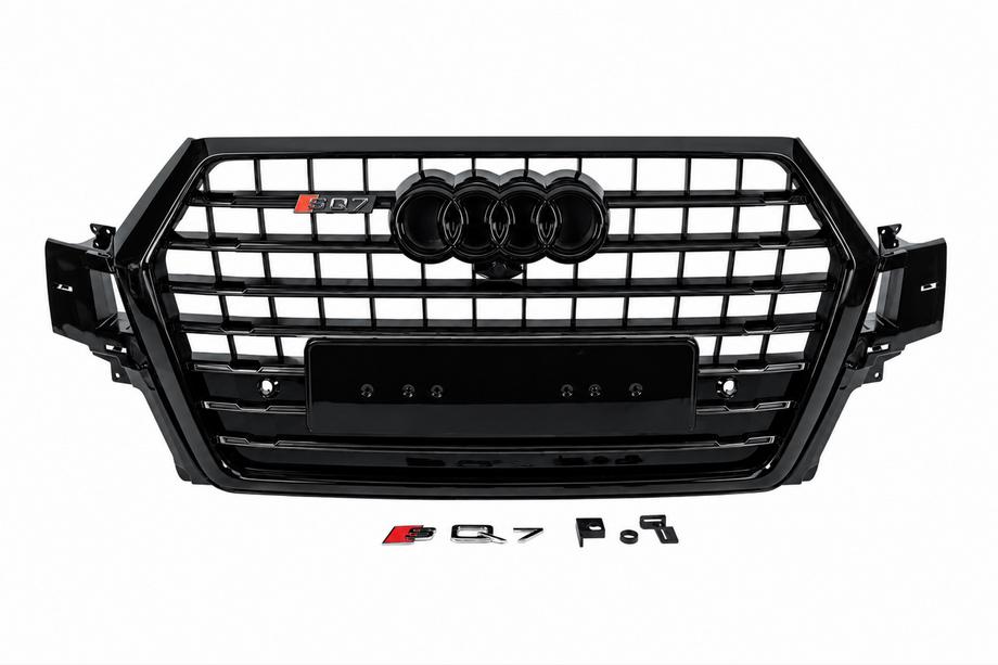 Audi Q7 2015–2026 Front grille SQ7-Style (2015-2019, black) Image