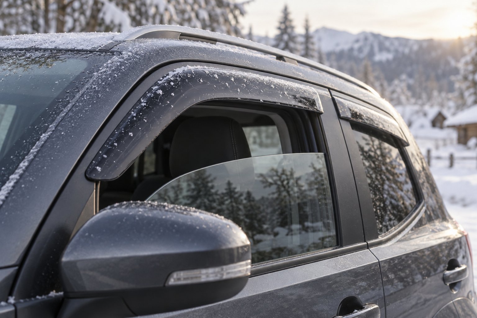 Do window deflectors ice up in winter, and should you remove them?