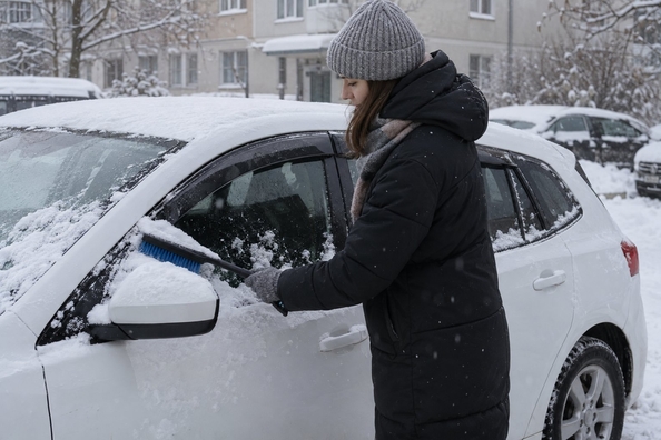 Do window deflectors ice up in winter, and should you remove them? Photo 1