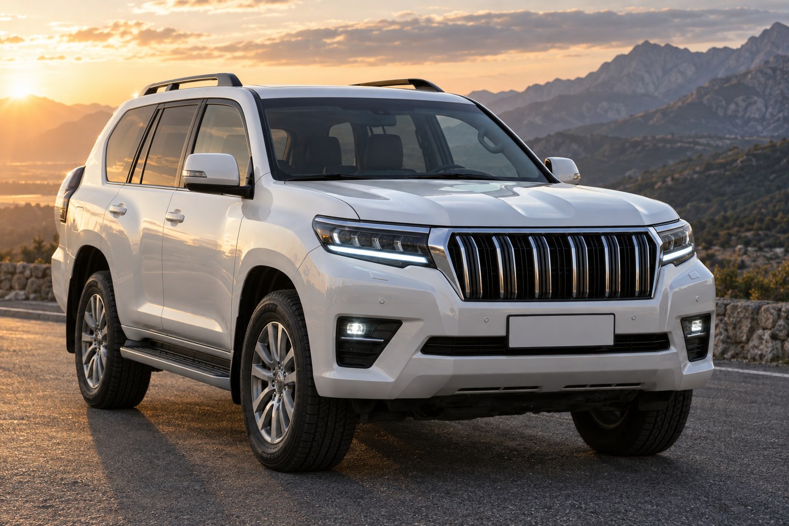 Toyota Land Cruiser Prado 150 in 2017+ facelift style: kits and what to swap