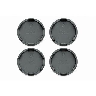 Grey wheel center caps (64x62 mm, 4 pcs) photo 2