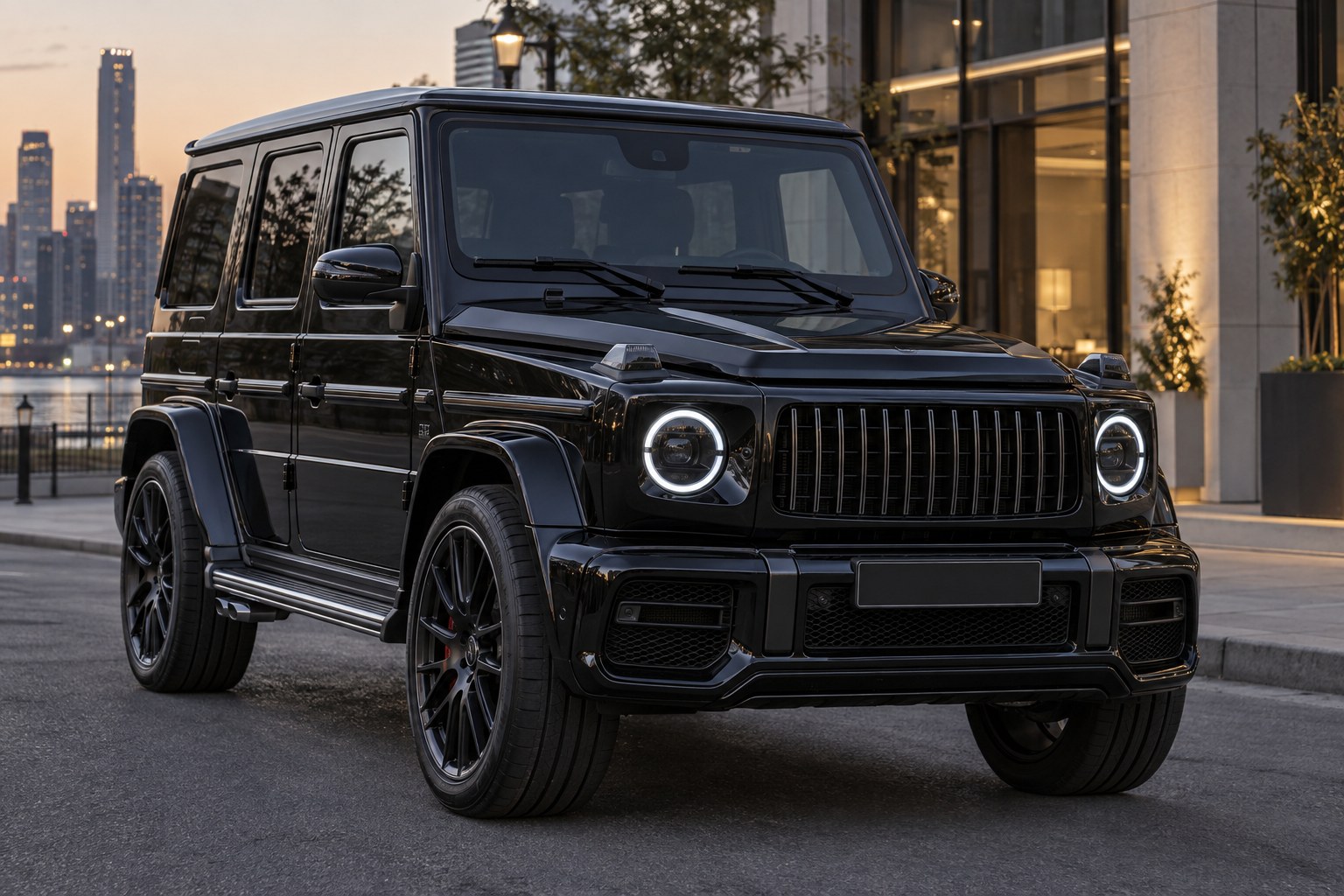 Mercedes G-Class W463 in G63 2018+ style: what fits – bumpers, lights, mirrors