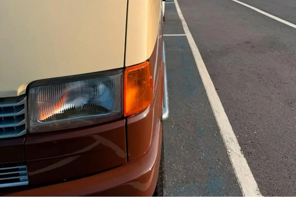 Volkswagen T4 for camping and off-road: fitting front protection, side steps and rear corners Photo 11