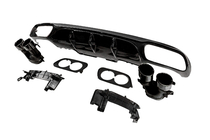 Mercedes E-class W213 2016-2023 Rear diffuser with exhaust tips E53-Design Black (for Base) photo 2
