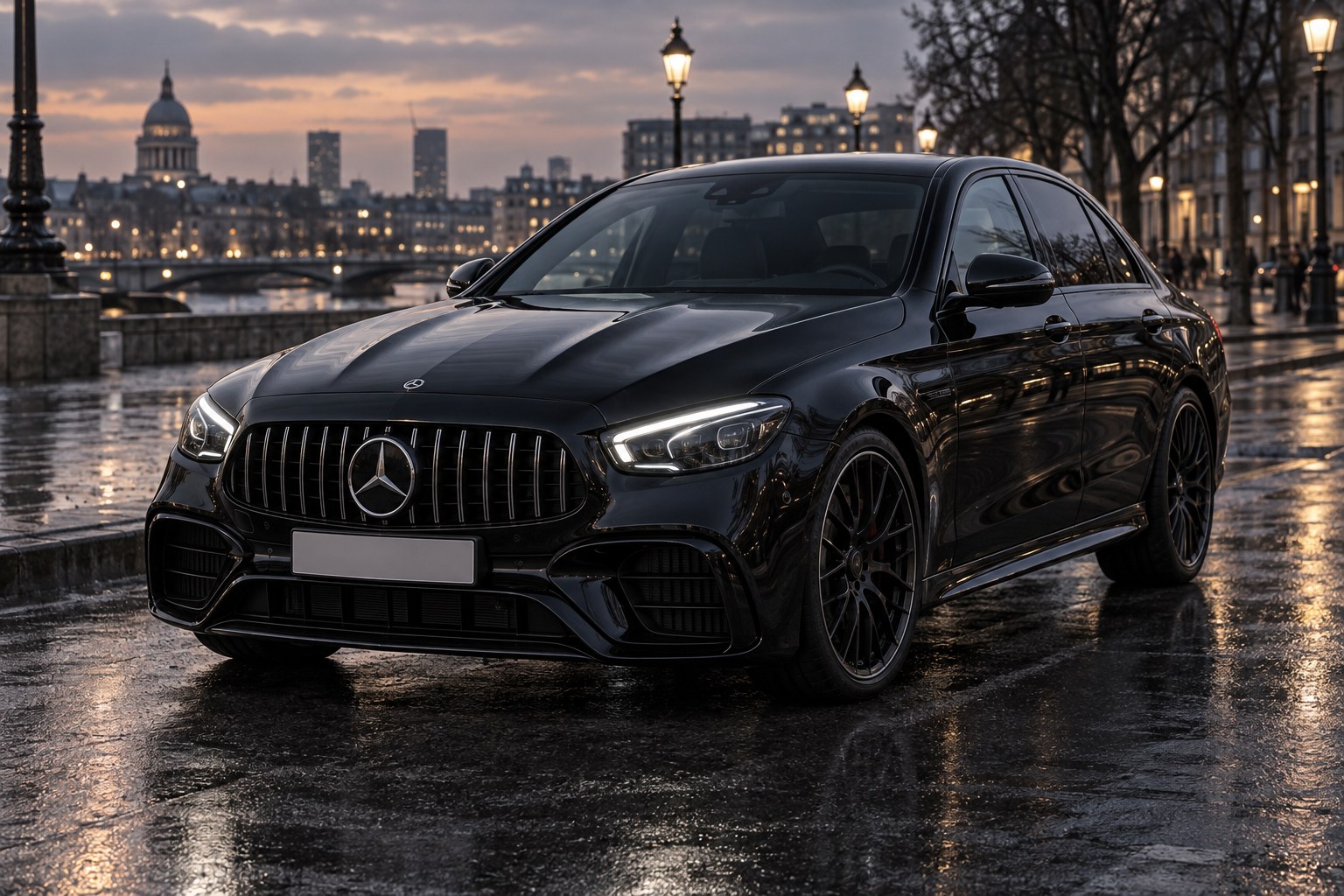 Mercedes E-Class W213 in 2024 facelift and W214 style: AMG E63, Maybach or AMG-Line?
